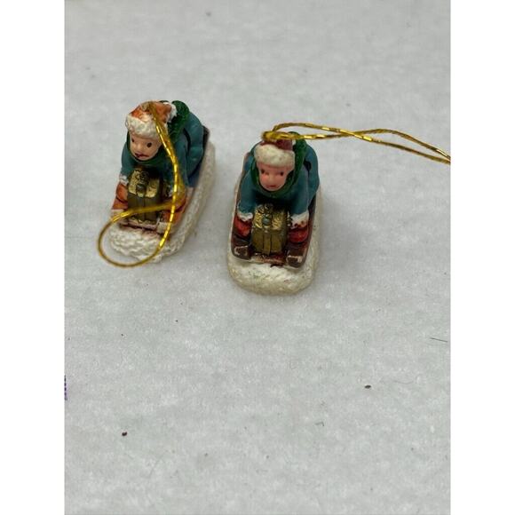 Miniature Vintage Victorian Christmas Ornaments Lot of 20 - Picture 6 of 12